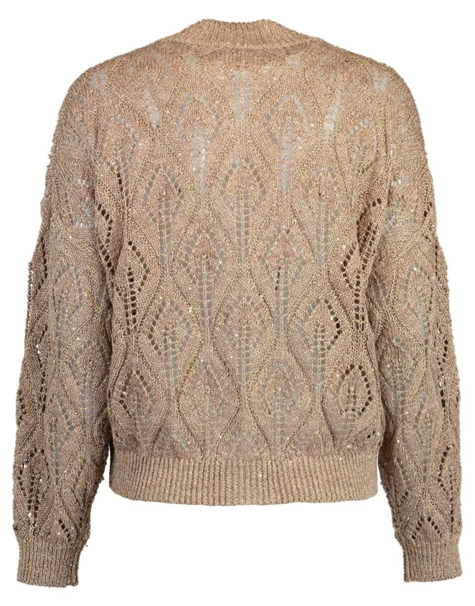 BRUNELLO CUCINELLI-Macro Paillette Crochet Bomber-