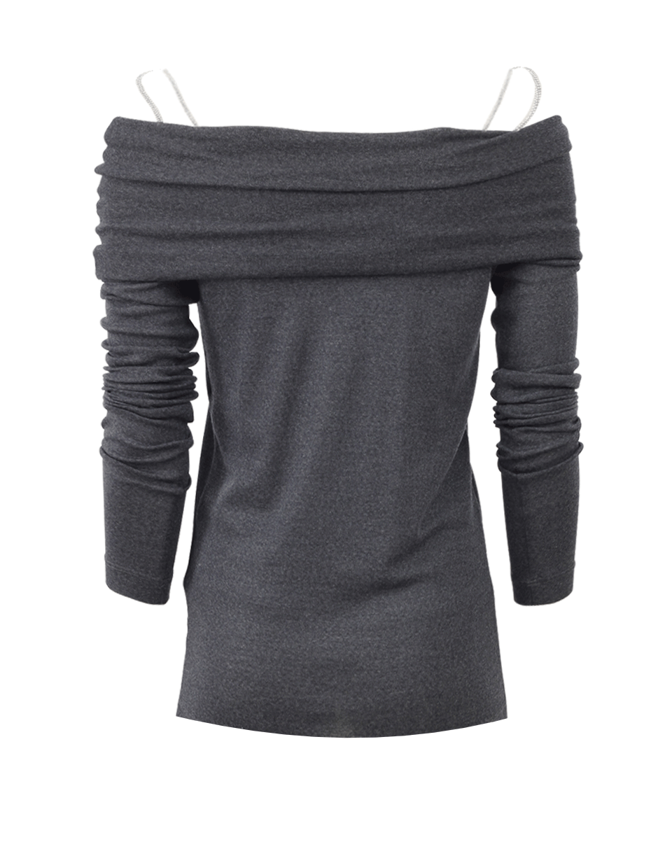 BRUNELLO CUCINELLI-Off-The-Shoulder Top-