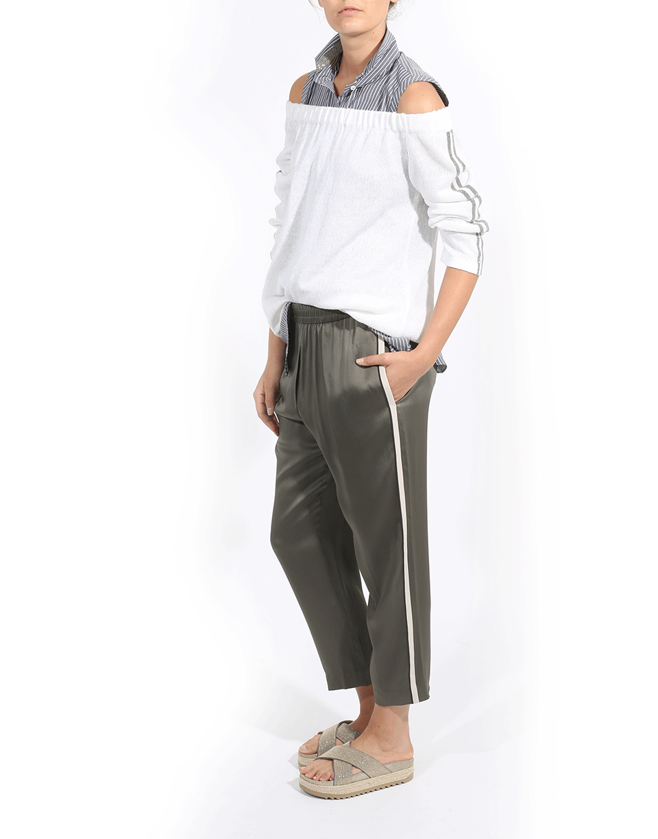 BRUNELLO CUCINELLI-Off Shoulder Knit Top-