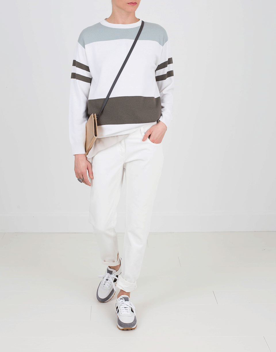 BRUNELLO CUCINELLI-Boyfriend Fit Pullover-
