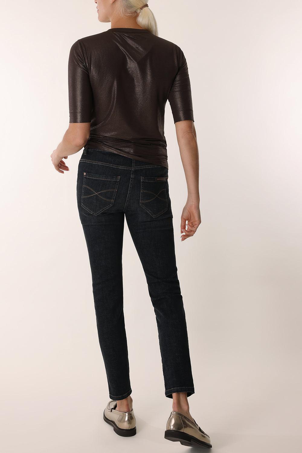 Short Sleeve Lurex Top-CHOCOBRZ-M-CLOTHINGTOPT-SHIRT-BRUNELLO CUCINELLI
