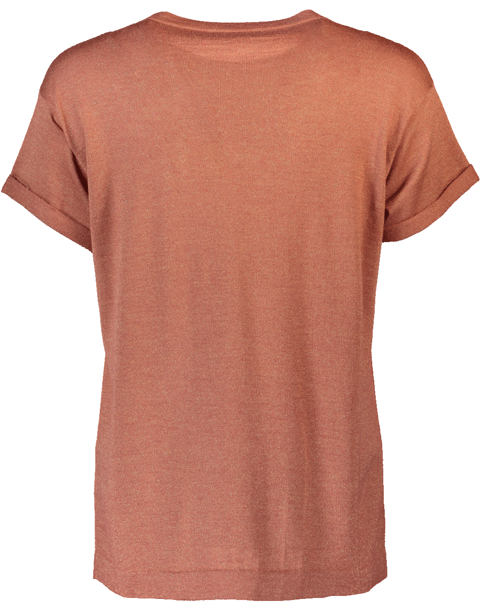 BRUNELLO CUCINELLI-Rolled Sleeve Tee-