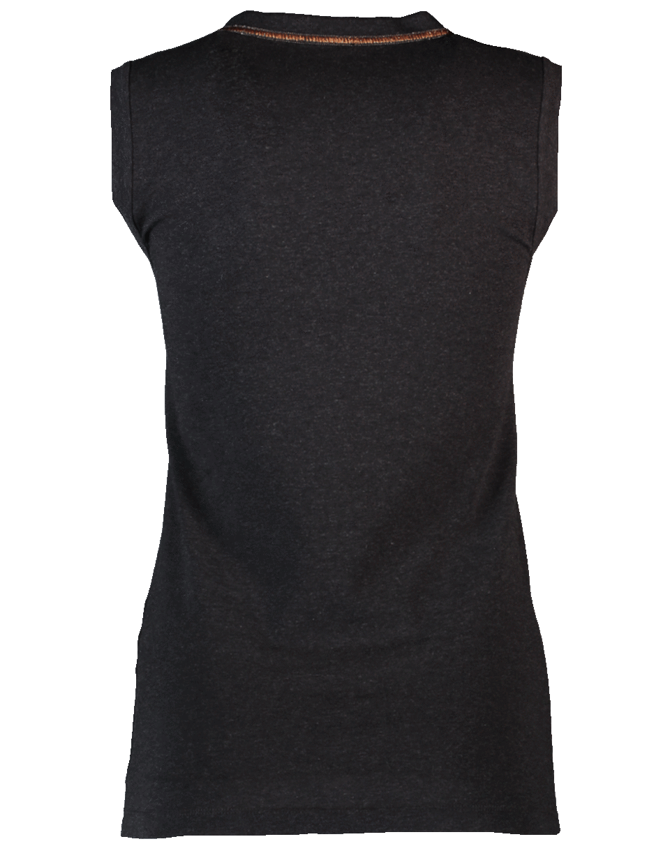 BRUNELLO CUCINELLI-Flat Lurex Stitch Tank-