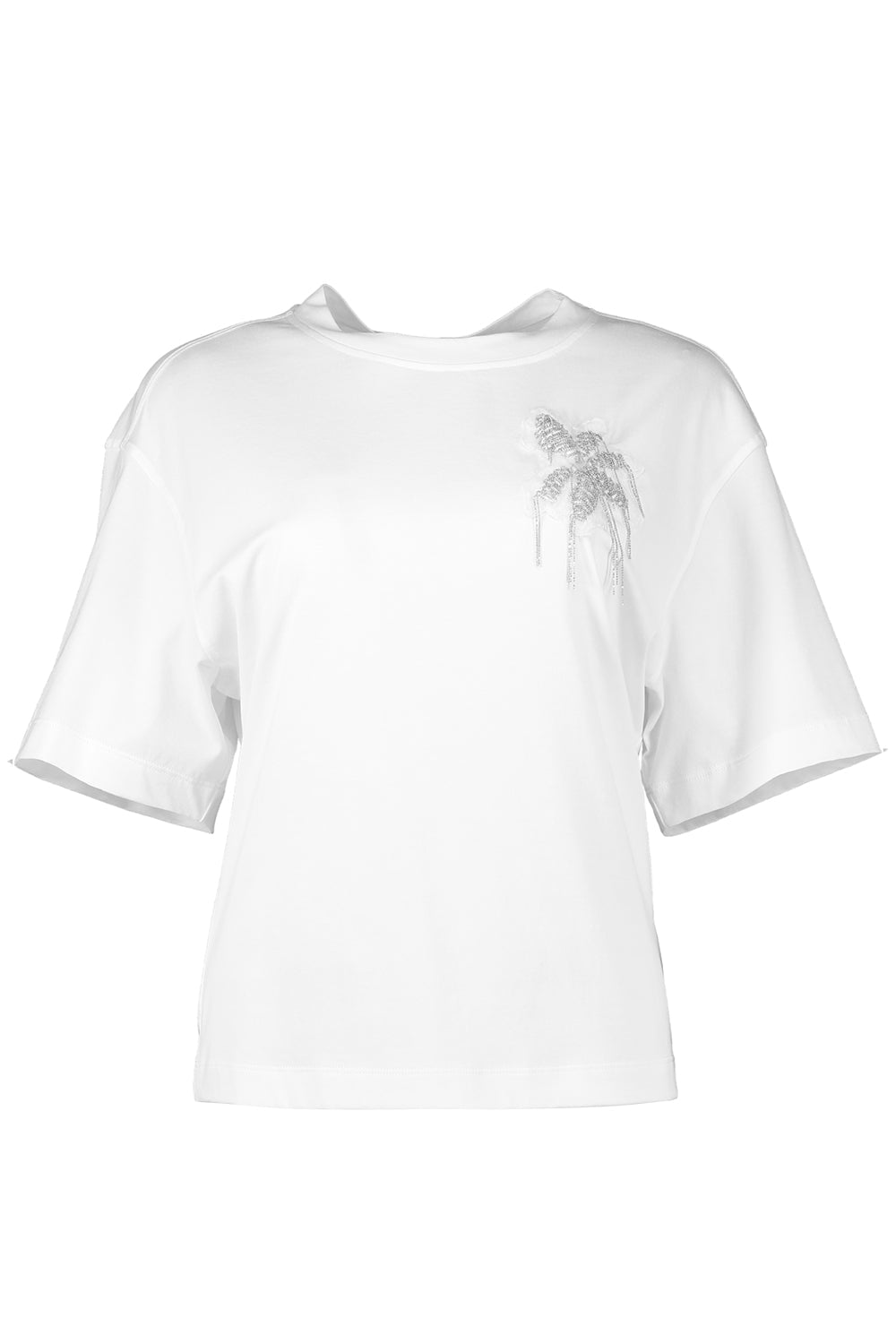 BRUNELLO CUCINELLI-Floral Crest Tee-