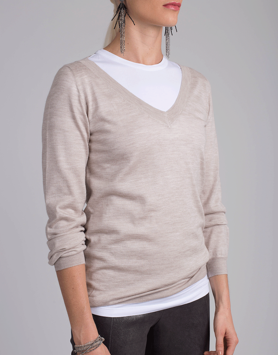 BRUNELLO CUCINELLI-Flat Tee-