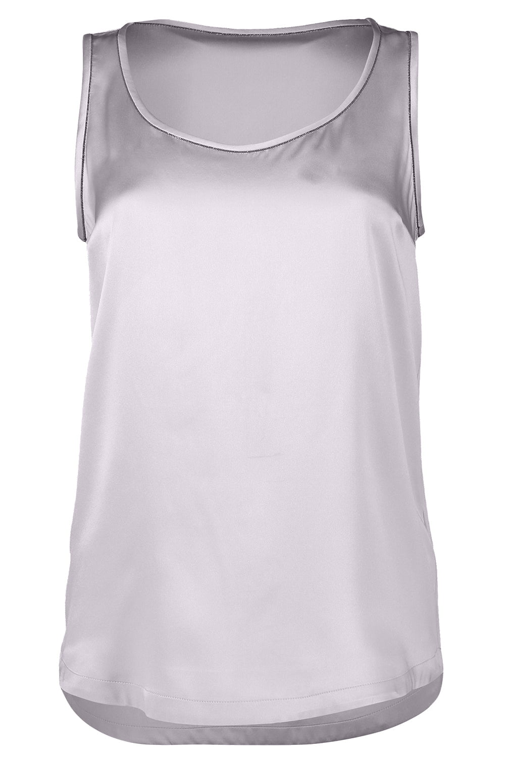 BRUNELLO CUCINELLI-Monili Trim Scoopneck Tank-