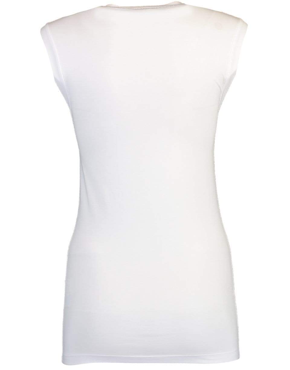 BRUNELLO CUCINELLI-Cotton Sleeveless T-Shirt-
