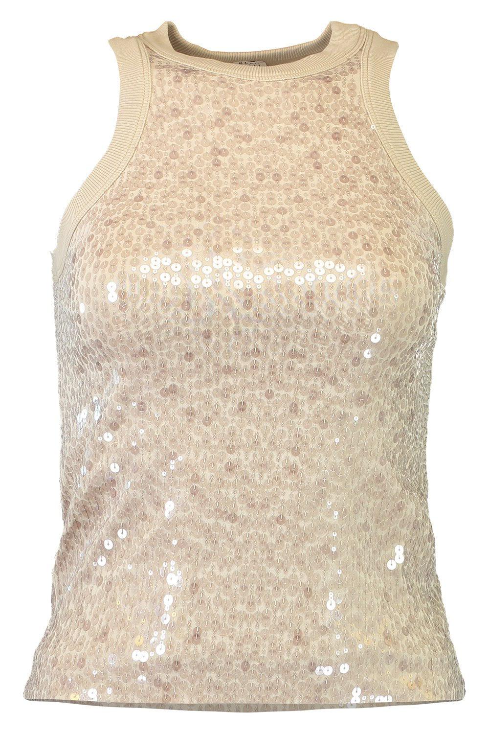 BRUNELLO CUCINELLI-Pailette Tank - Talco-