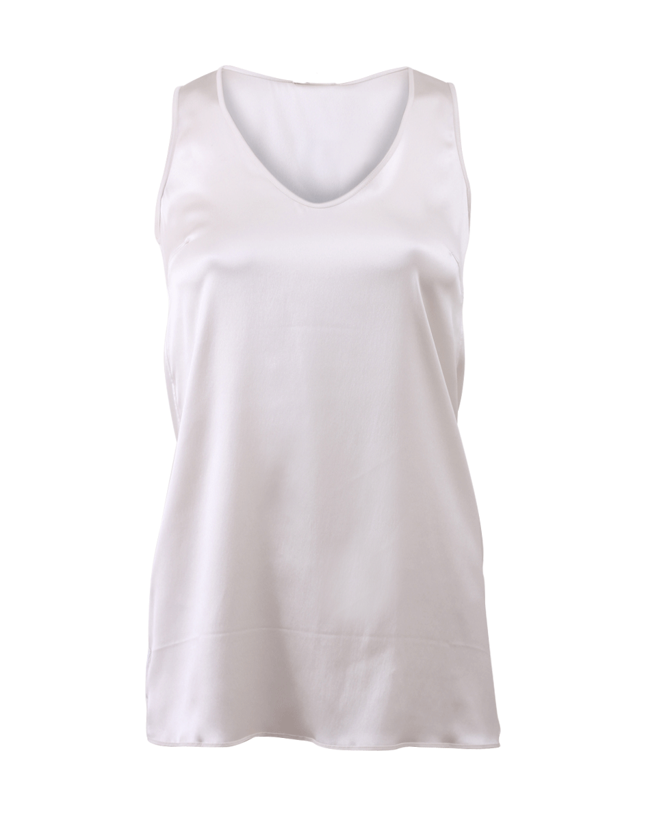 BRUNELLO CUCINELLI-Reversible Silk Tank-