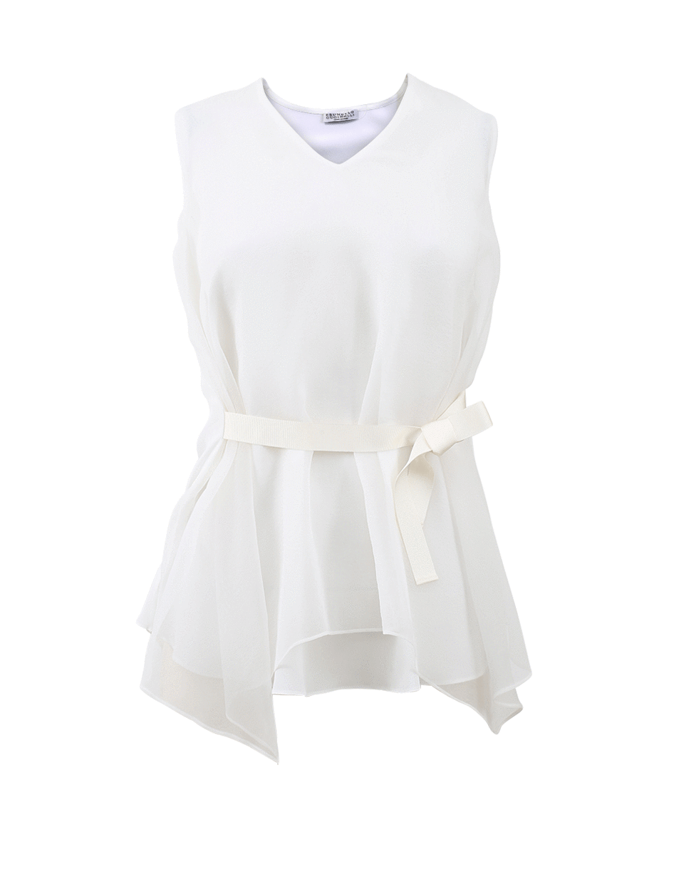 BRUNELLO CUCINELLI-Hankerchief Hem Tank-