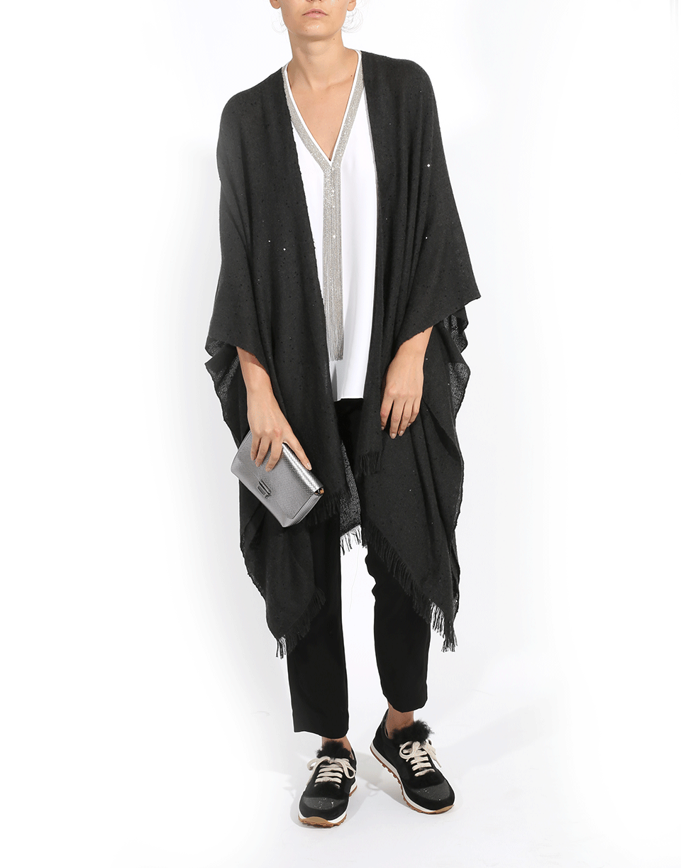 BRUNELLO CUCINELLI-Monili V-Neck Top-