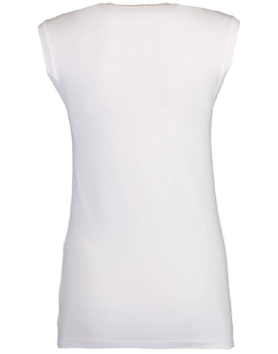 BRUNELLO CUCINELLI-Sleeveless Crewneck Jersey Tank-