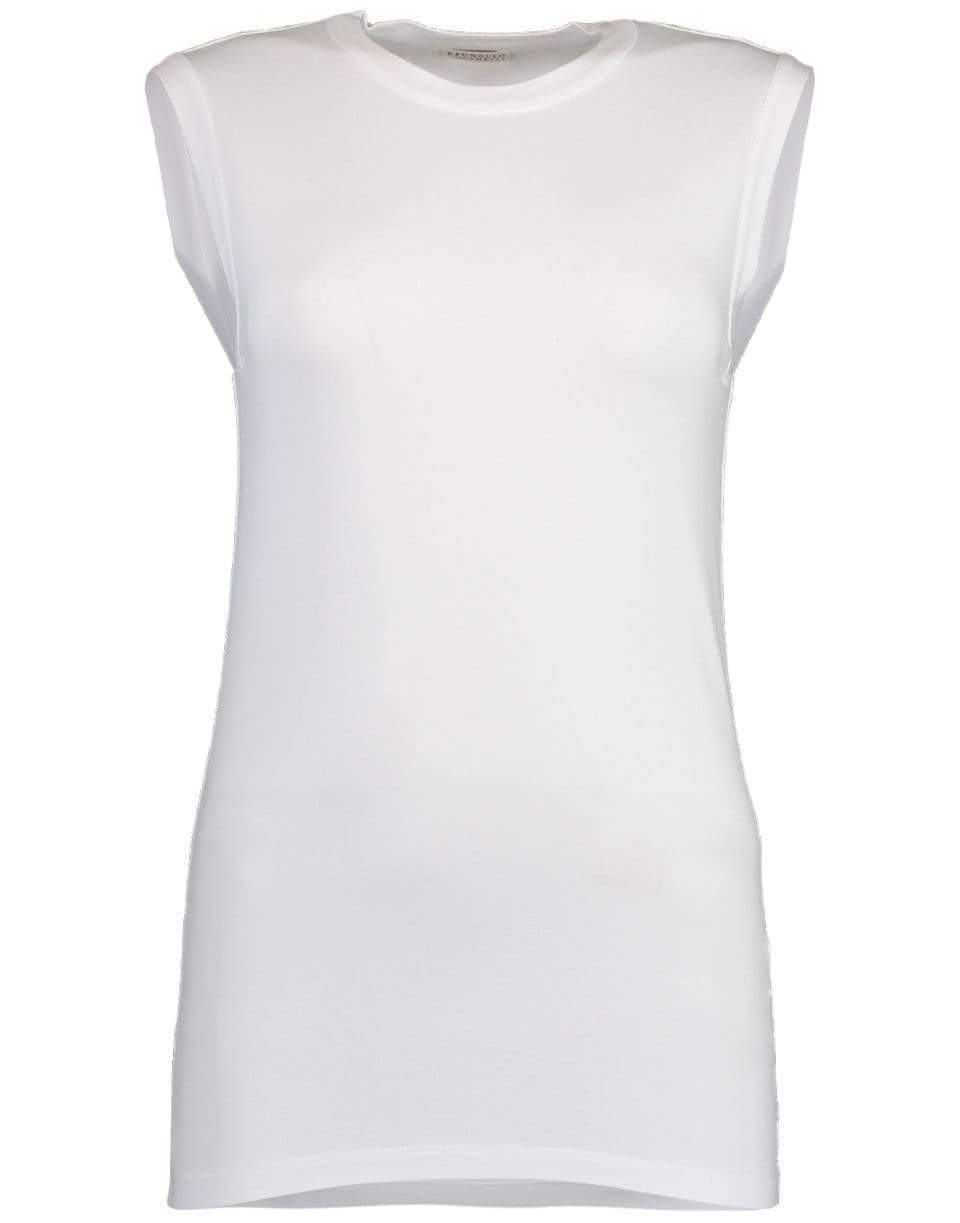 BRUNELLO CUCINELLI-Sleeveless Crewneck Jersey Tank-