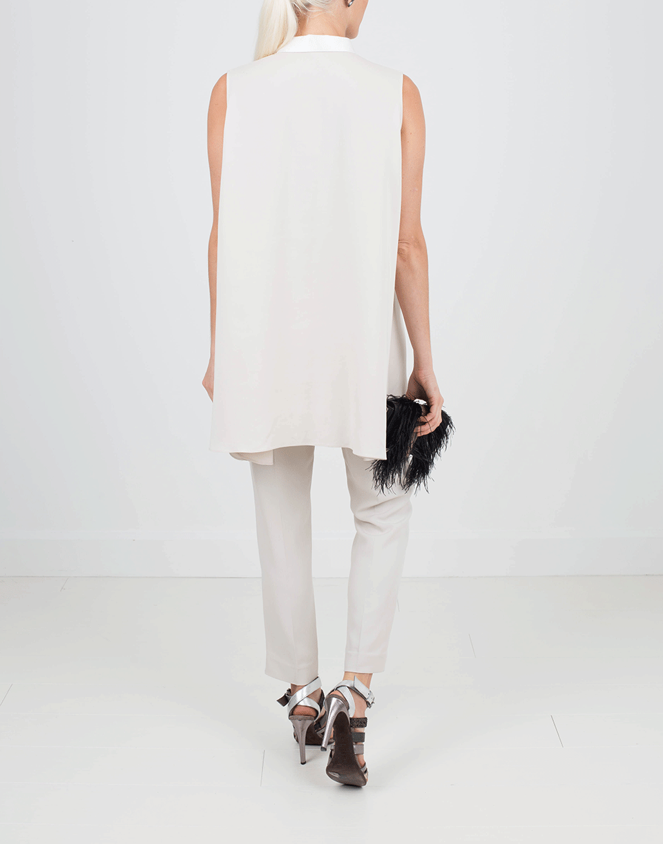 BRUNELLO CUCINELLI-Silk Crepe Tunic-