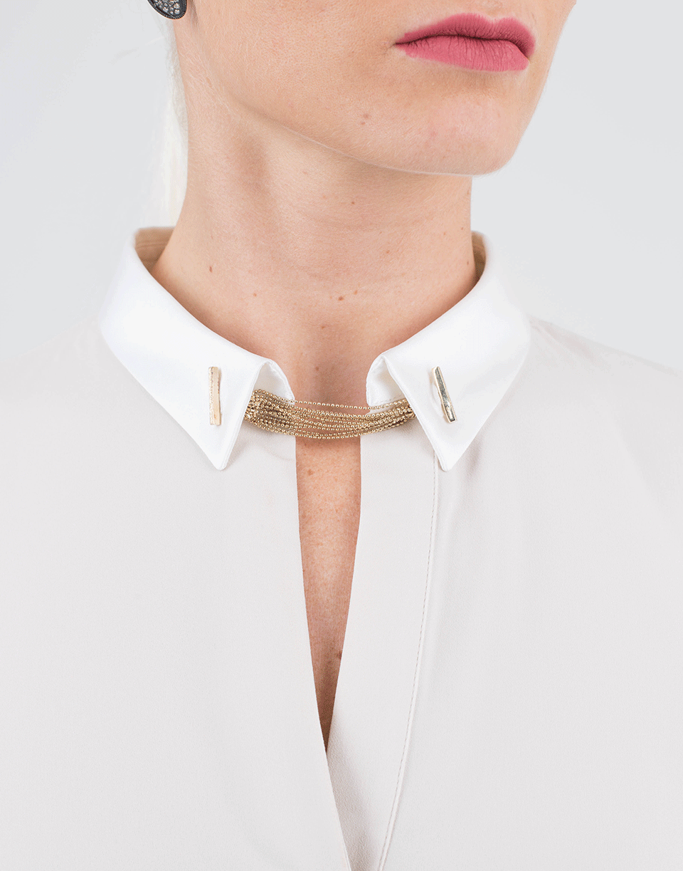 BRUNELLO CUCINELLI-Silk Crepe Tunic-