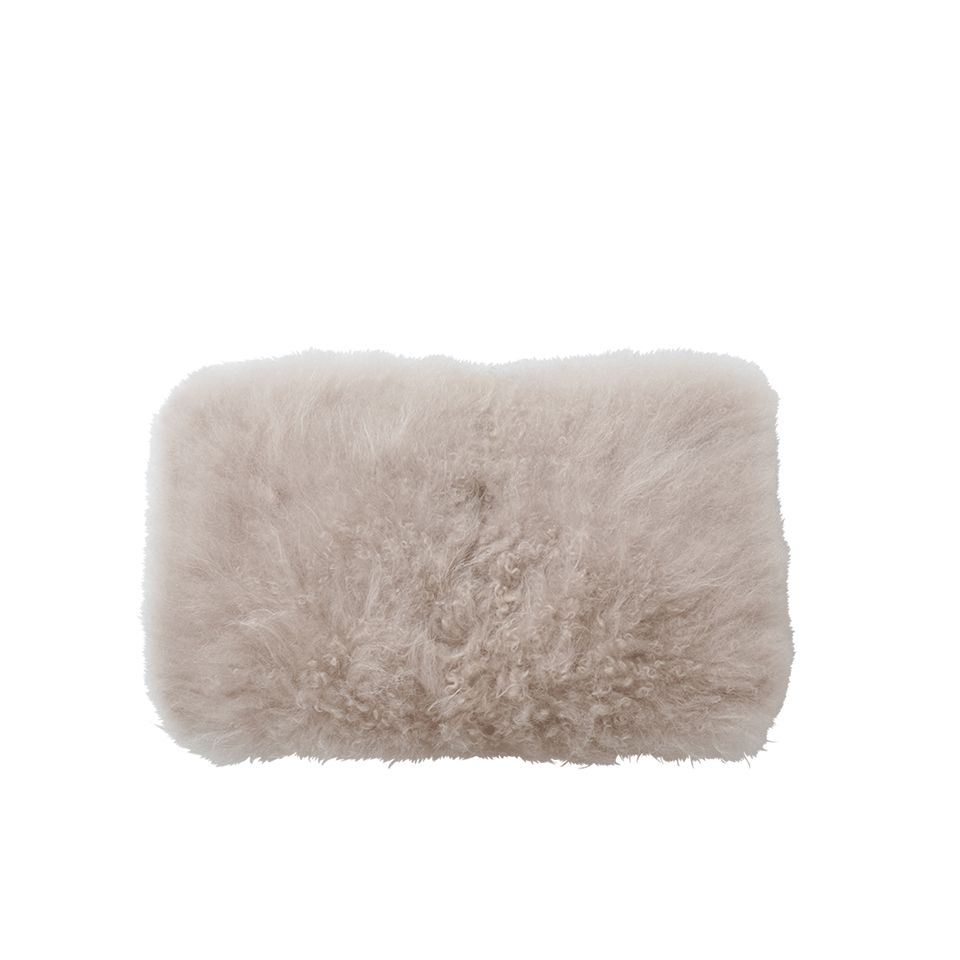BRUNELLO CUCINELLI-Cashmere Fur Clutch-BRAN