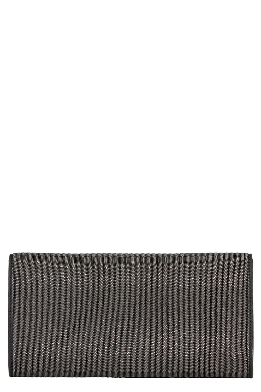 BRUNELLO CUCINELLI-Precious Clutch - Black-CHARCOAL