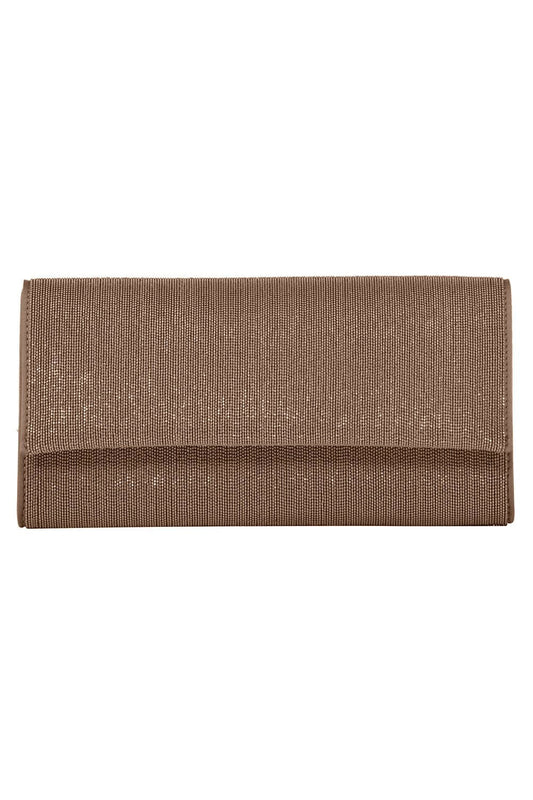 Precious Clutch - Rose Gold-TESTA DI MORO-O/S-HANDBAGCLUTCHES-BRUNELLO CUCINELLI