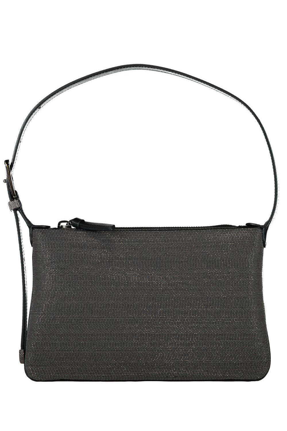 BC Duo Shoulder Bag - Black Precious-CHARCOAL-O/S-HANDBAGSHOULDER-BRUNELLO CUCINELLI
