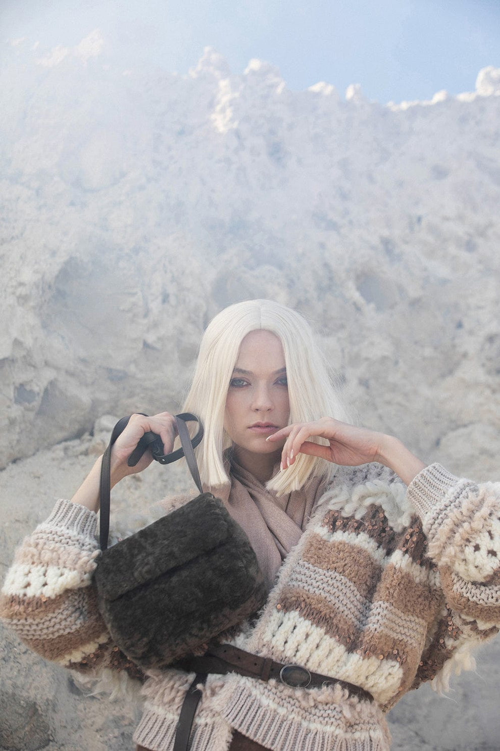 Shearling Crossbody Bag BRUNELLO CUCINELLI – Marissa Collections