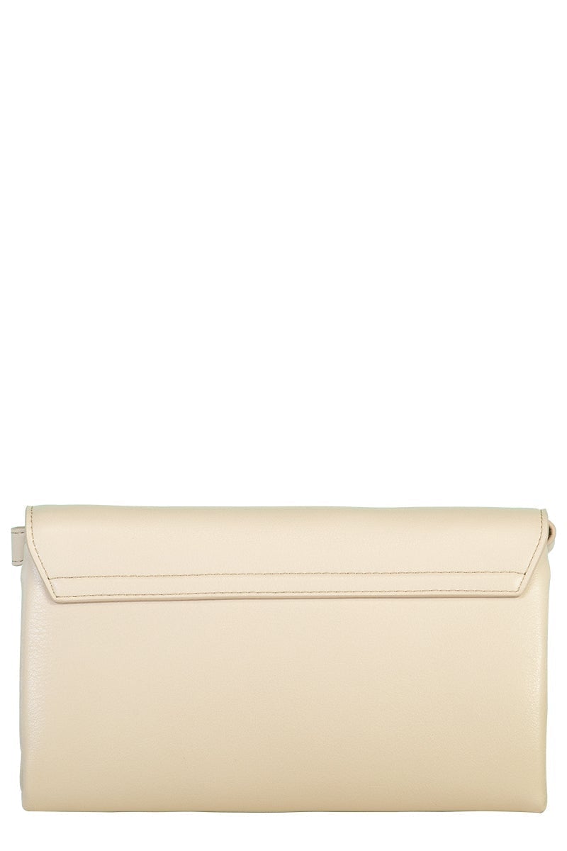 BRUNELLO CUCINELLI-City Bag With Monili Trim-RICE