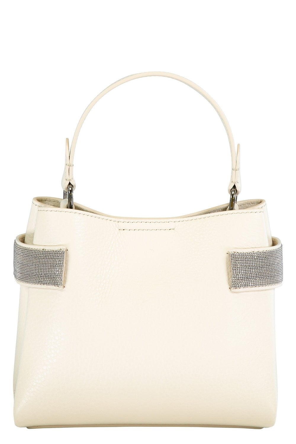 BRUNELLO CUCINELLI-Mini Top Handle Tote-AVORIO
