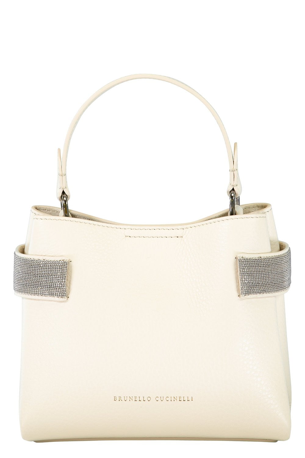 BRUNELLO CUCINELLI-Mini Top Handle Tote-AVORIO