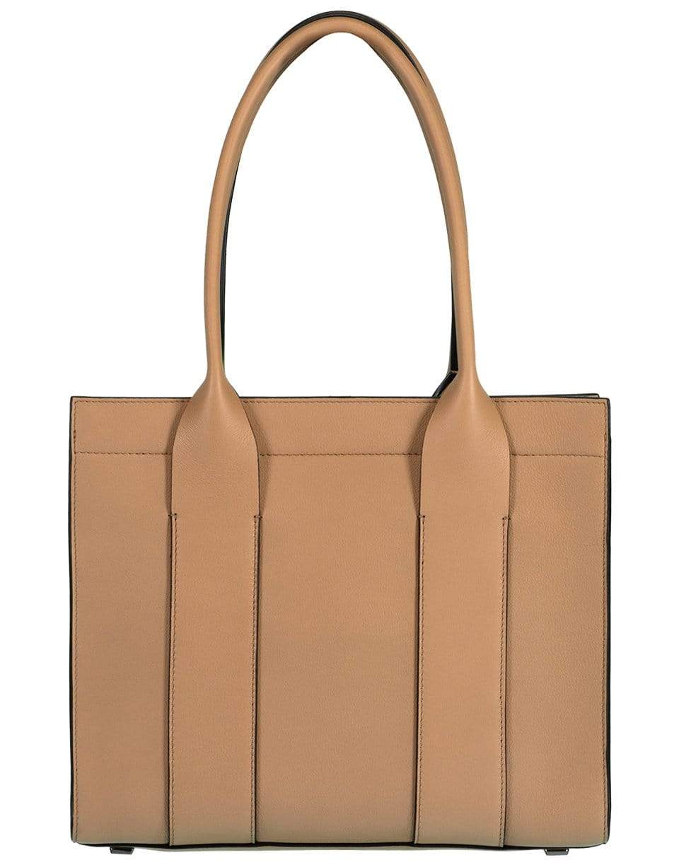 BRUNELLO CUCINELLI-Structured Top Handle Bag-LGHTBRWN