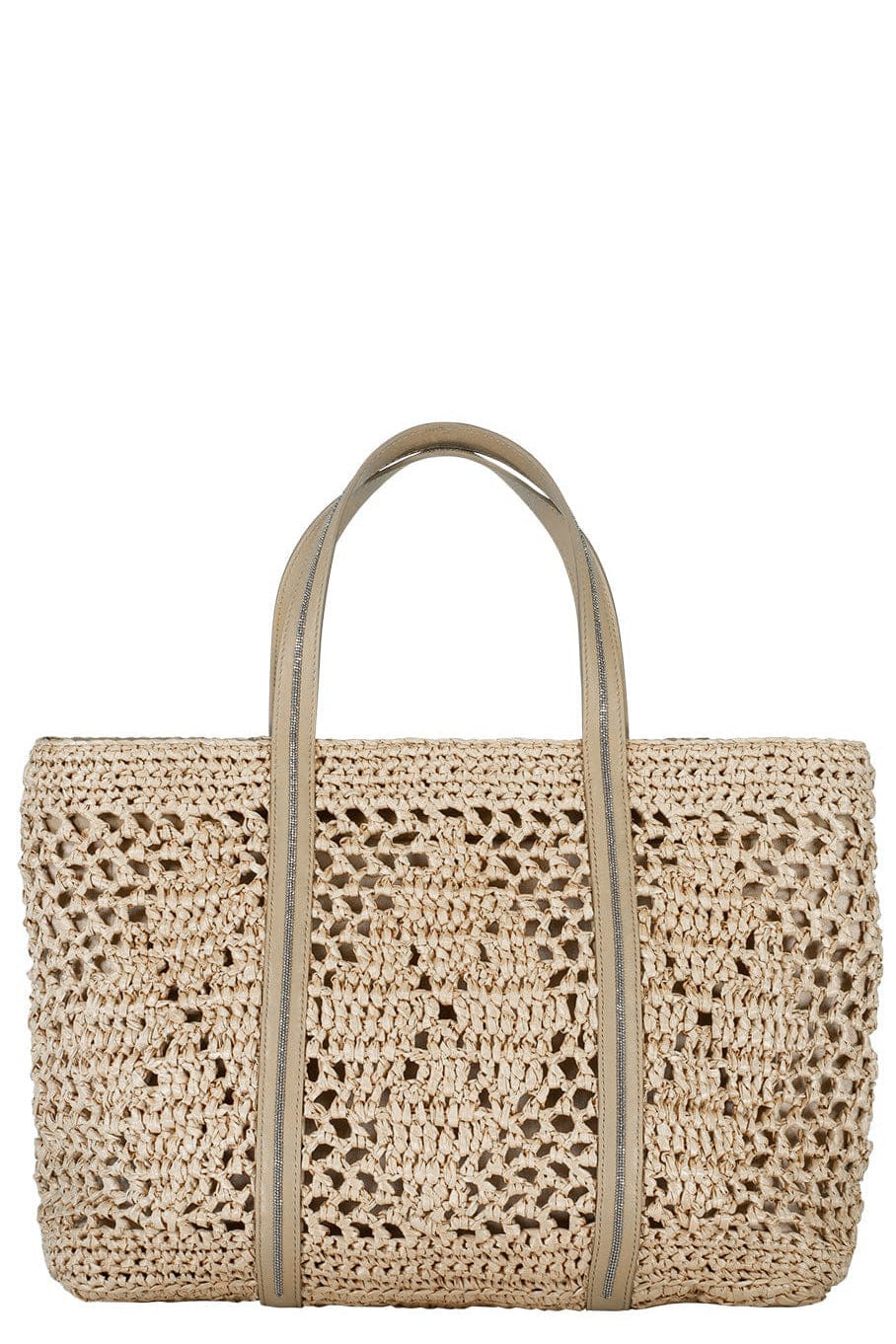 BRUNELLO CUCINELLI-Raffia Tote - Natural-NATURAL
