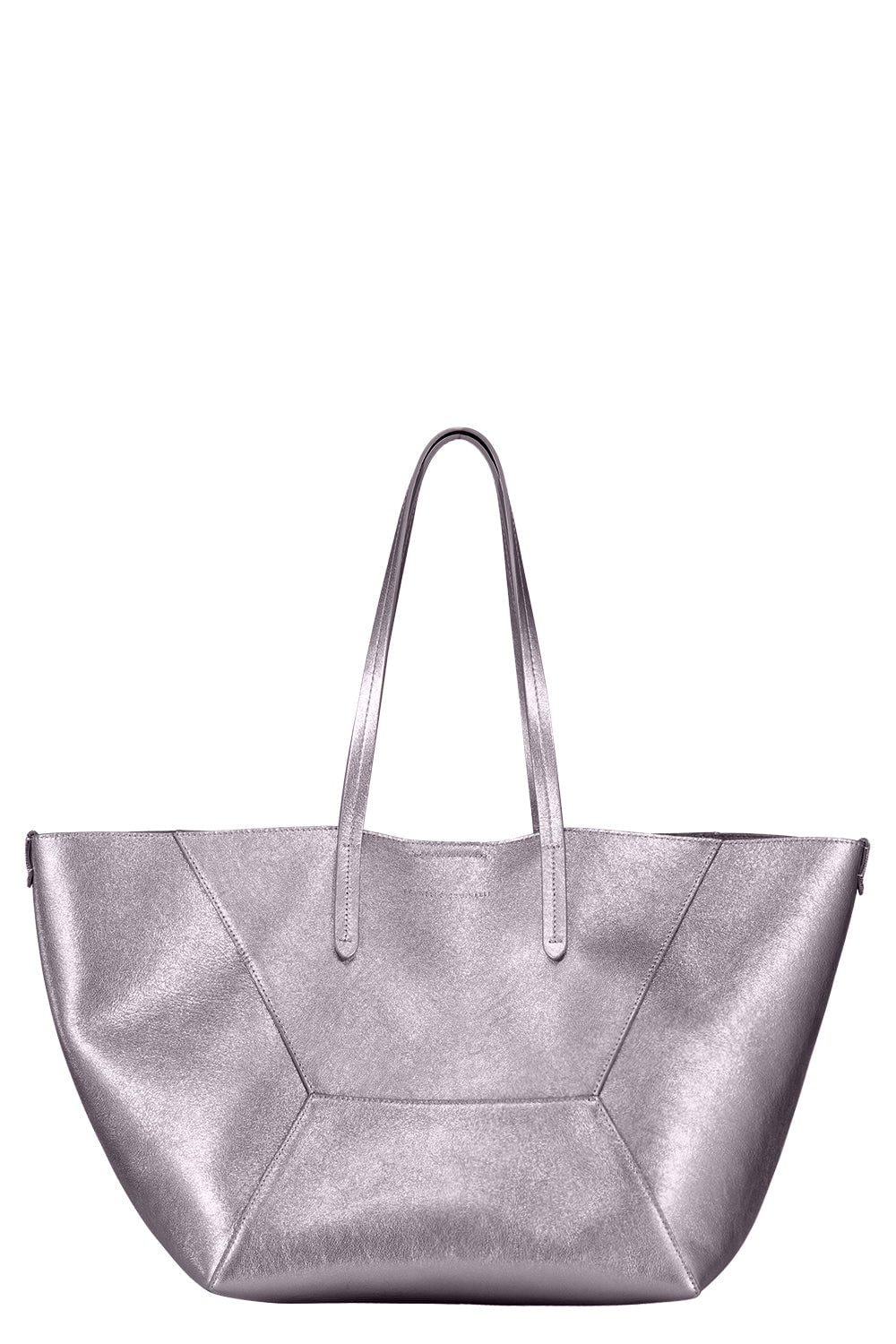 BRUNELLO CUCINELLI-Monili Trim Shopper Bag-PEARL