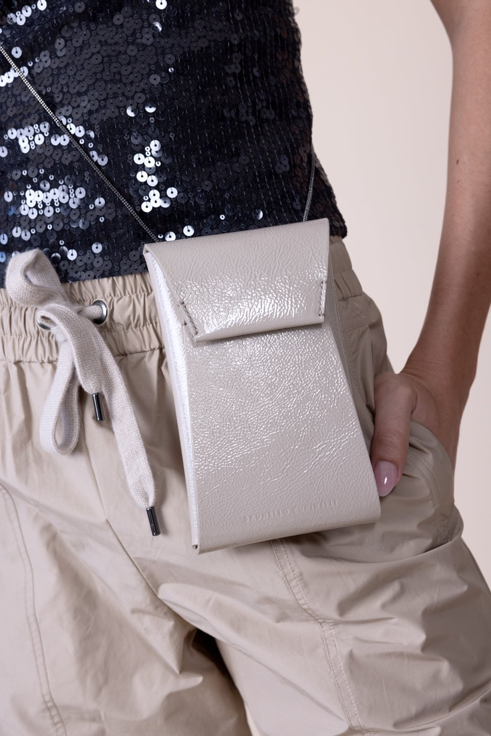 BRUNELLO CUCINELLI-Phone Case Crossbody-PIUMA