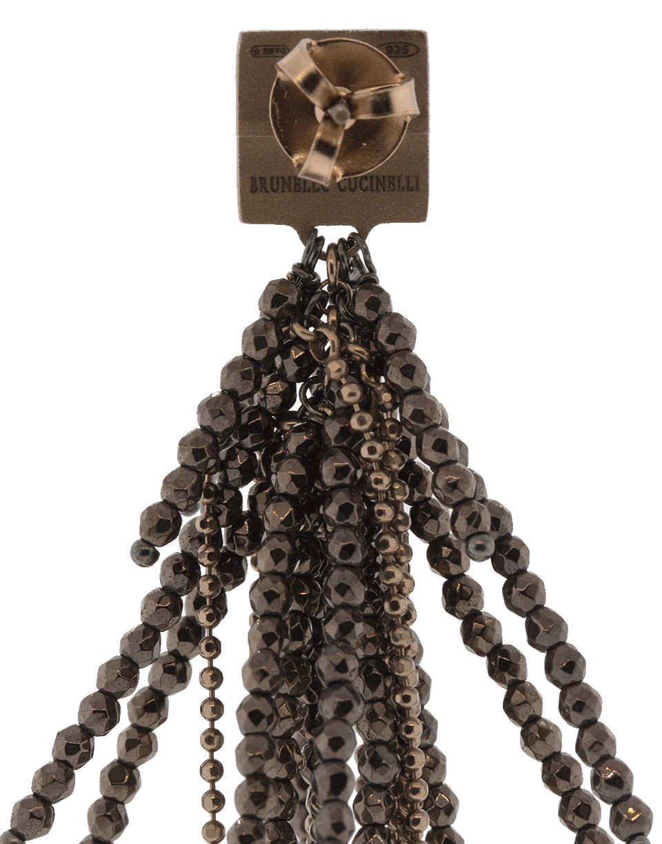 BRUNELLO CUCINELLI-Monili Beaded Earrings-ROSE GLD
