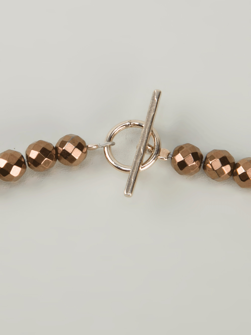 BRUNELLO CUCINELLI-Hematite Fringe Necklace-COPPER