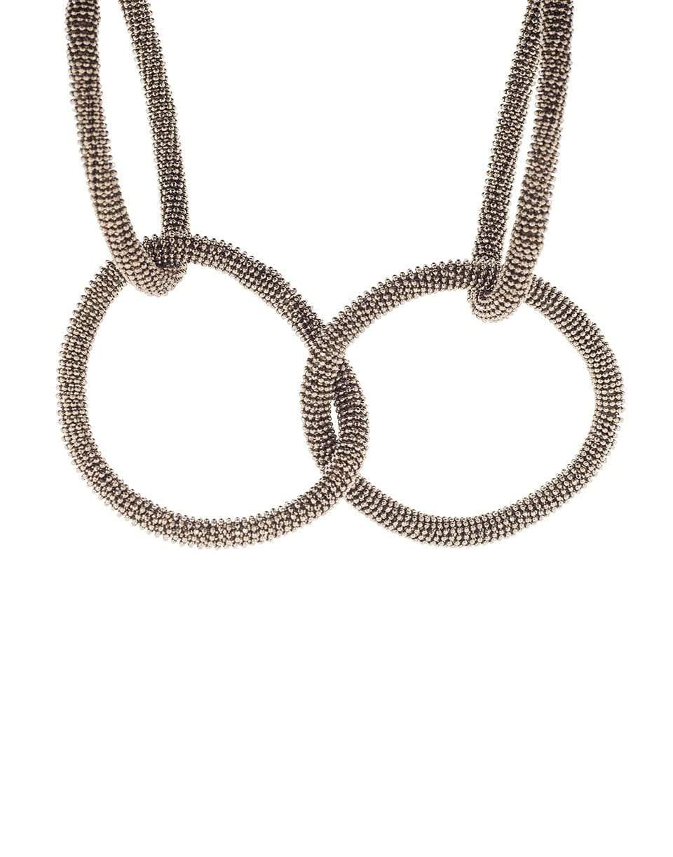 BRUNELLO CUCINELLI-Testa Di Moro Tubular Monili Link Necklace-DI MORO