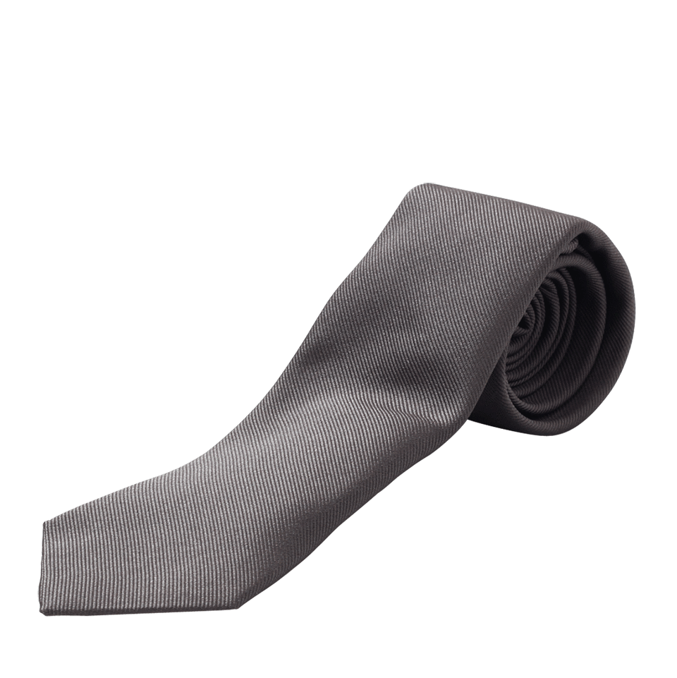 BRUNELLO CUCINELLI-Silk Tie-GREY