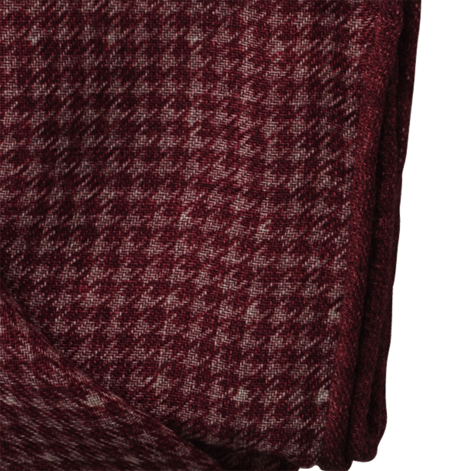 BRUNELLO CUCINELLI-Polka Dot Pocket Square-RED
