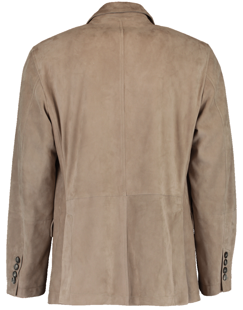 BRUNELLO CUCINELLI-Suede Sport Coat-