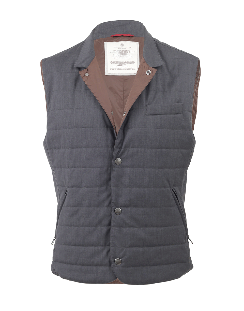 BRUNELLO CUCINELLI-Thermore Snap Vest-