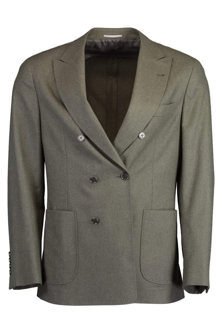 BRUNELLO CUCINELLI-Light Flannel Wool Jacket-