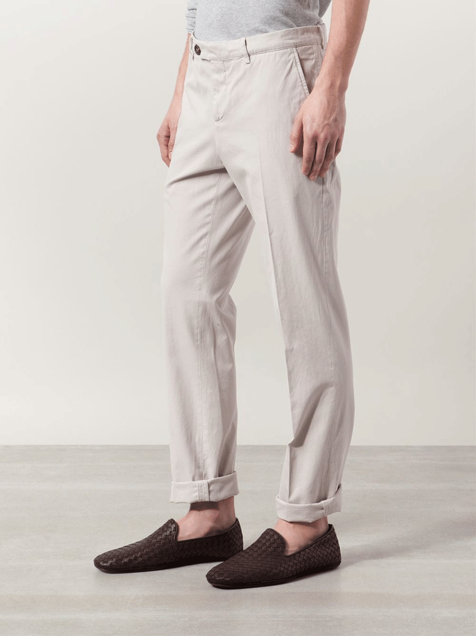 BRUNELLO CUCINELLI-Gabardine Trouser-