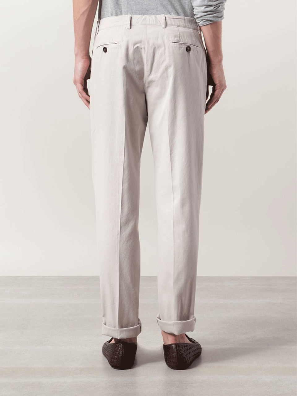 BRUNELLO CUCINELLI-Gabardine Trouser-