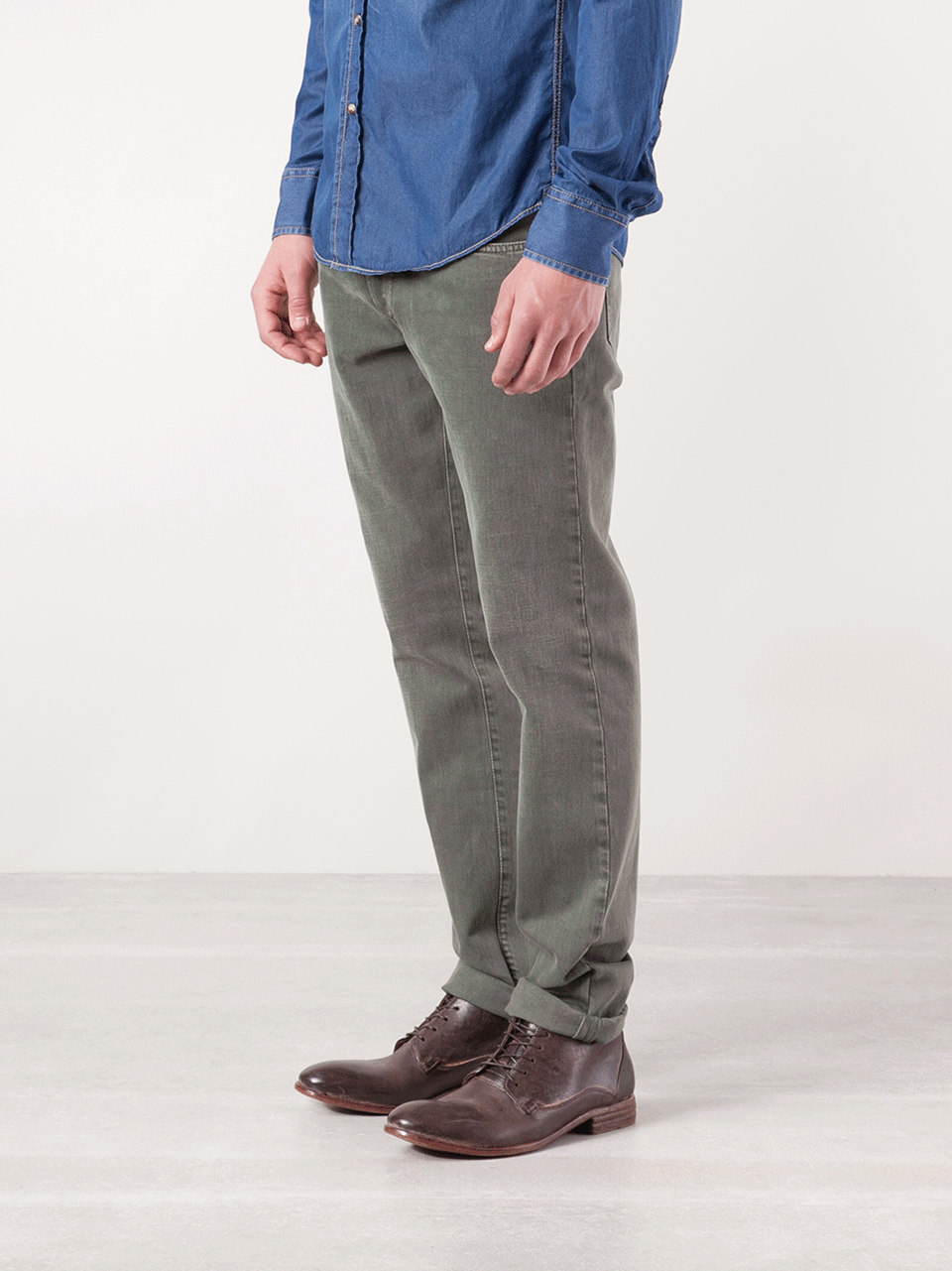 BRUNELLO CUCINELLI-Basic Fit Denim Pant-