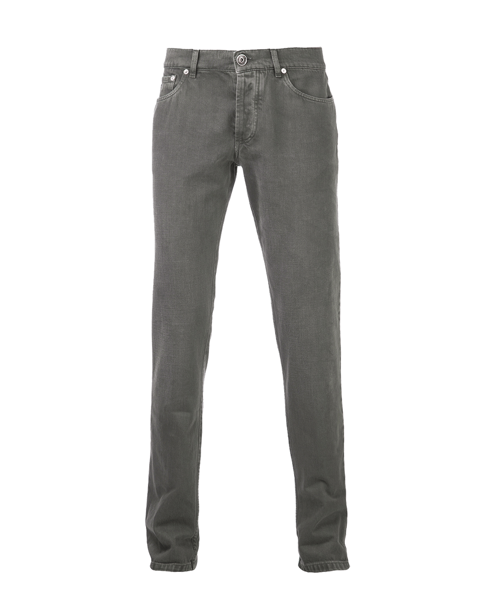 BRUNELLO CUCINELLI-Basic Fit Denim Pant-