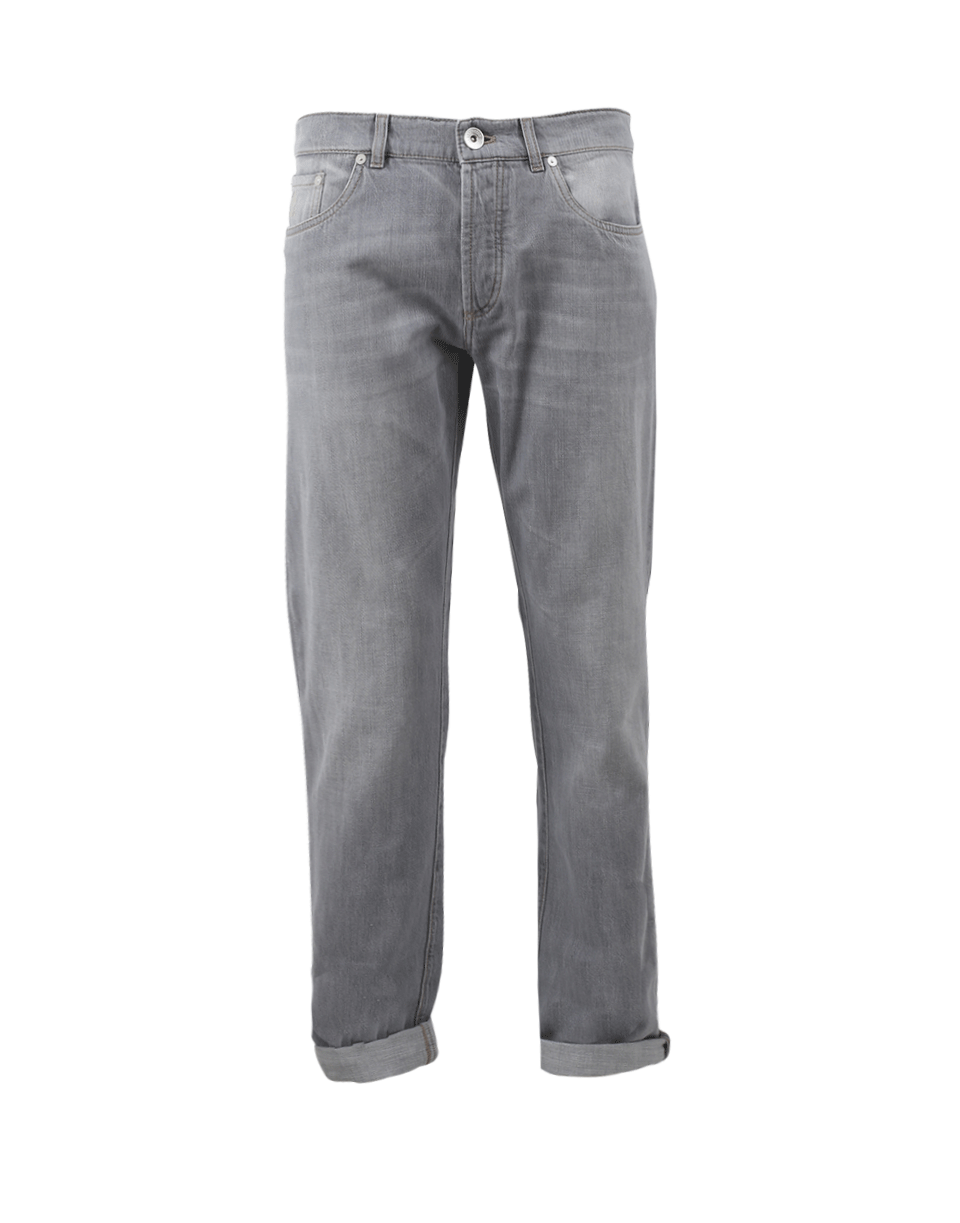 BRUNELLO CUCINELLI-Five Pocket Denim-