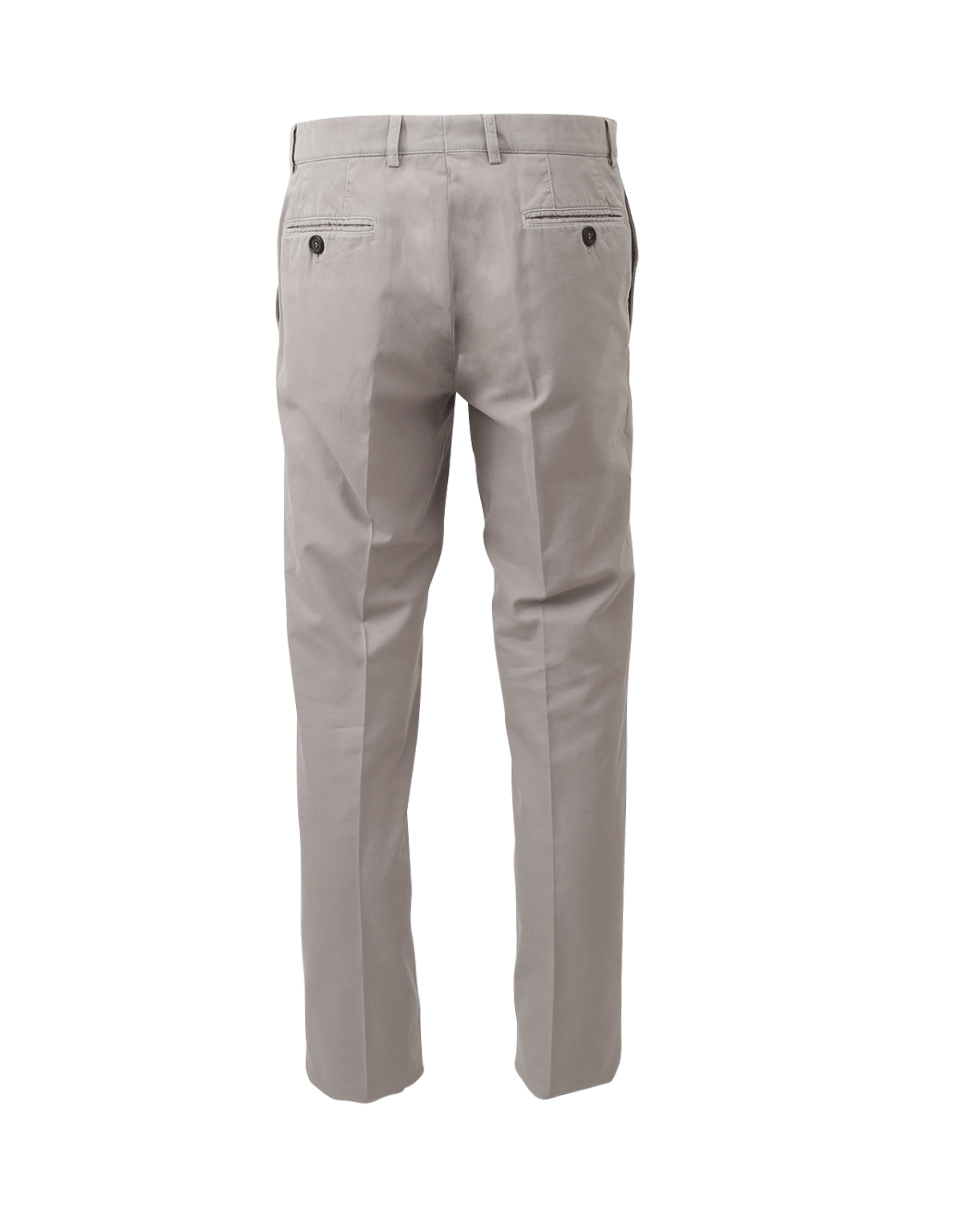 BRUNELLO CUCINELLI-Cotton Gaberdine Trouser-