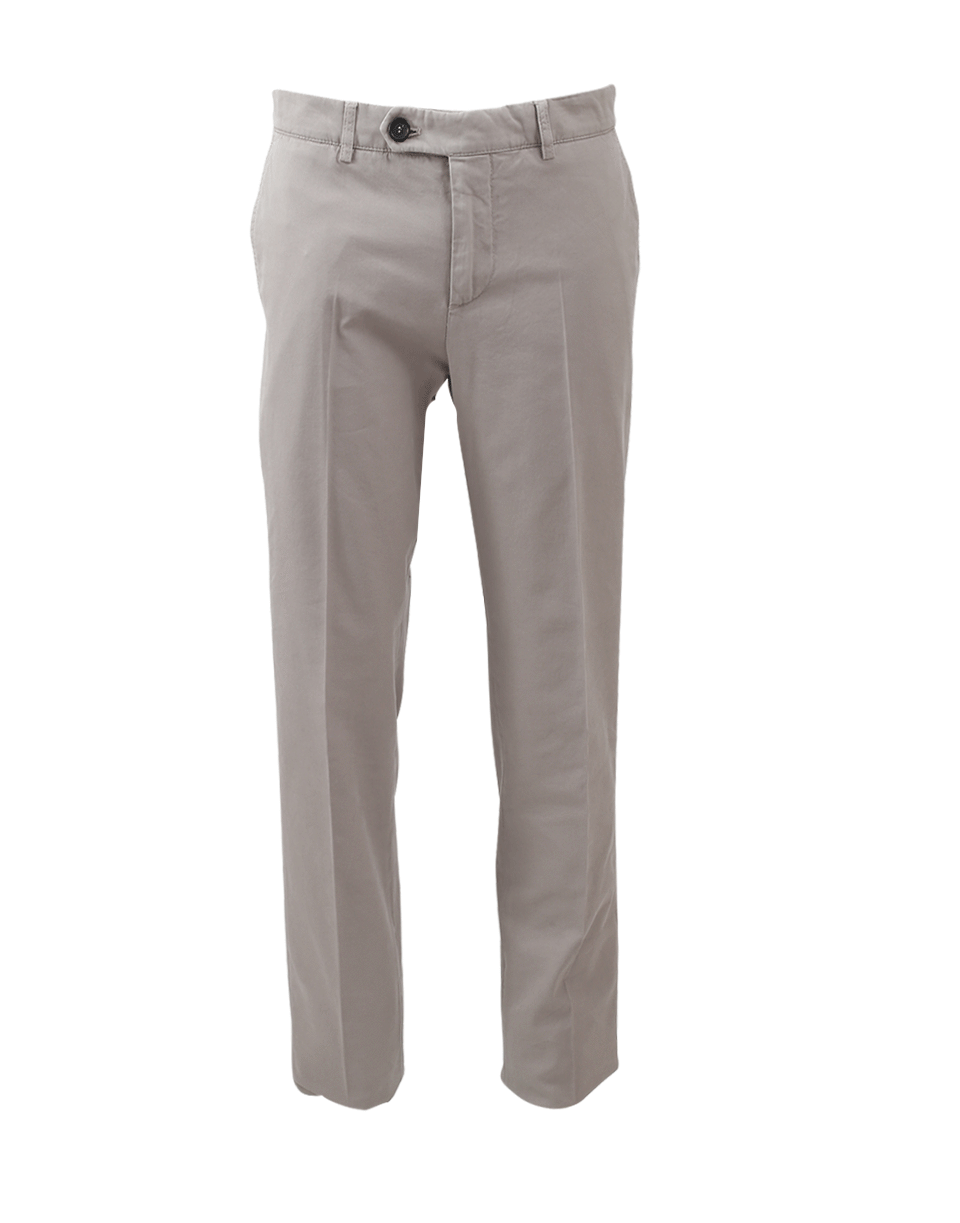 BRUNELLO CUCINELLI-Cotton Gaberdine Trouser-