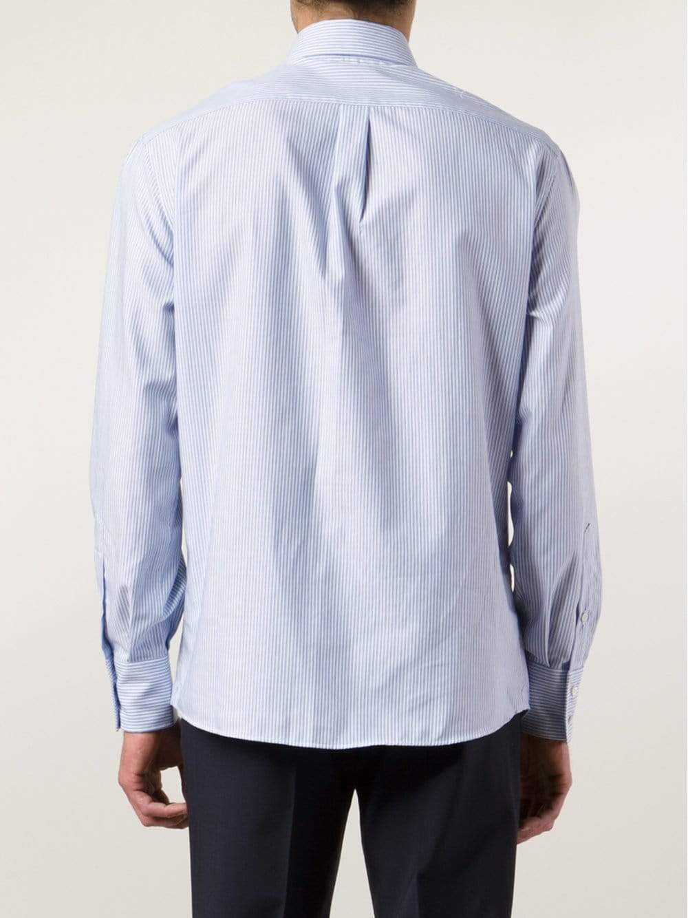 BRUNELLO CUCINELLI-Striped Button Down Shirt-