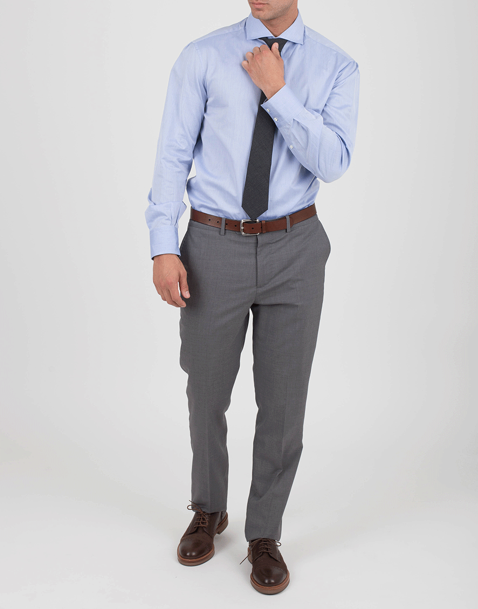 BRUNELLO CUCINELLI-Basic Fitted Shirt-