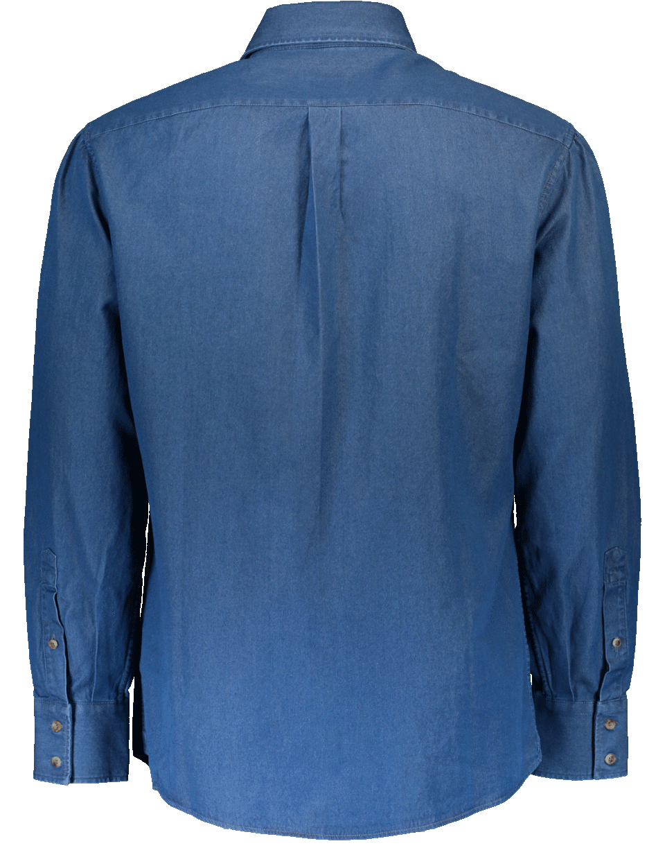 BRUNELLO CUCINELLI-Chambray Shirt-