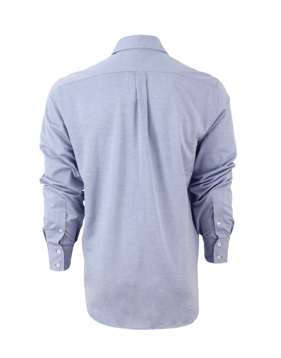 BRUNELLO CUCINELLI-Spread Collar Pique Shirt-